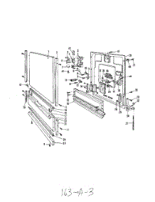 03 - Door parts for Roper Dishwasher 8595W00 from AppliancePartsPros.com