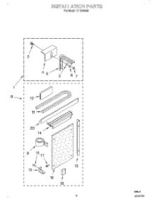 05 - Installation parts for Roper Air Conditioner X10002G0 from AppliancePartsPros.com