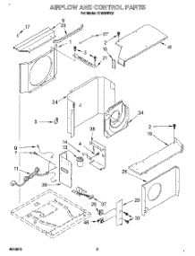 02 - Airflow And Control parts for Roper Air Conditioner X18004D02 from AppliancePartsPros.com