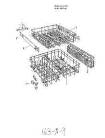 06 - Rack parts for Roper Dishwasher 8595W00 from AppliancePartsPros.com