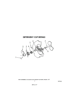 06 - Detergent Cup parts for Roper Dishwasher 8587L10 from AppliancePartsPros.com