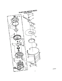 05 - Pump And Motor parts for Roper Dishwasher WU3006V2 from AppliancePartsPros.com