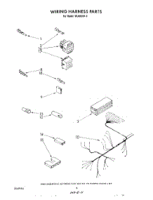 06 - Wiring Harness parts for Roper Dishwasher WU6850V0 from AppliancePartsPros.com