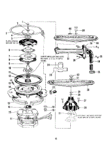 05 - Rack parts for Roper Dishwasher 8518L30 from AppliancePartsPros.com