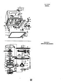 Tub Details Model 8596-W30 parts for Roper Dishwasher 8596*30 from AppliancePartsPros.com