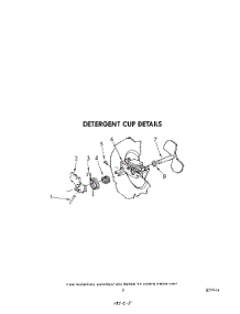 04 - Detergent Cup parts for Roper Dishwasher 8577L00 from AppliancePartsPros.com
