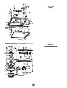Tub Details Model 8586-H30 parts for Roper Dishwasher 8508H30 from AppliancePartsPros.com
