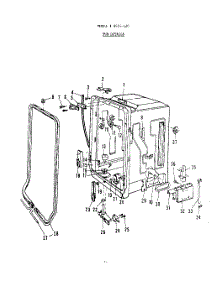 04 - Tub parts for Roper Dishwasher 8515L20 from AppliancePartsPros.com