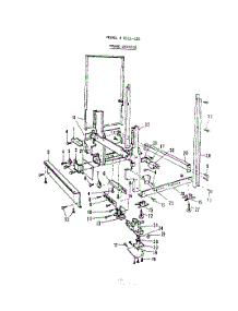 07 - Frame parts for Roper Dishwasher 8515L20 from AppliancePartsPros.com
