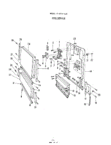 03 - Door parts for Roper Dishwasher 8515L10 from AppliancePartsPros.com