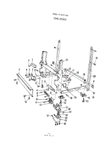 07 - Frame parts for Roper Dishwasher 8515L10 from AppliancePartsPros.com