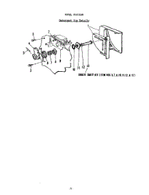03 - Detergent Cup parts for Roper Dishwasher 8505L00 from AppliancePartsPros.com