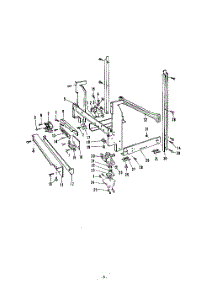 05 - Frame parts for Roper Dishwasher 8505L00 from AppliancePartsPros.com