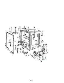 08 - Tub parts for Roper Dishwasher 8505L00 from AppliancePartsPros.com