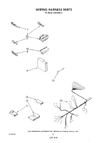 06 - Wiring Harness parts for Roper Dishwasher WU4400V0 from AppliancePartsPros.com