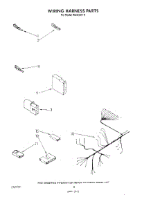 06 - Wiring Harness parts for Roper Dishwasher WU3006V0 from AppliancePartsPros.com