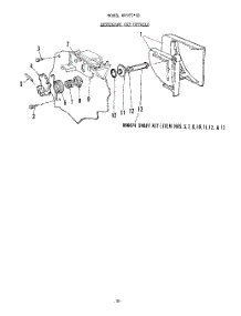 23 - Detergent Cup parts for Roper Dishwasher 8575L00 from AppliancePartsPros.com
