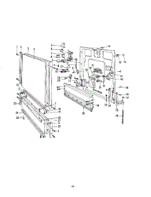 18 - Door parts for Roper Dishwasher 8575L00 from AppliancePartsPros.com