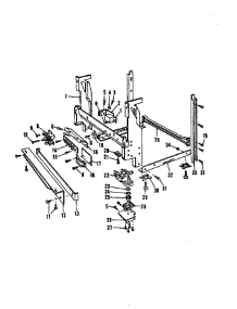 Frame parts for Roper Dishwasher 8565L20 from AppliancePartsPros.com