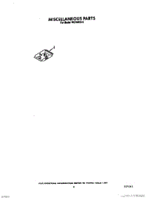 08 - Miscellaneous, Lit / Optional parts for Roper Dishwasher WU1000X0 from AppliancePartsPros.com