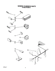 06 - Wiring Harness parts for Roper Dishwasher WU5650V2 from AppliancePartsPros.com