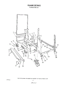 03 - Frame parts for Roper Dishwasher 8585L30 from AppliancePartsPros.com
