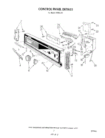 05 - Control Panel parts for Roper Dishwasher 8585L30 from AppliancePartsPros.com