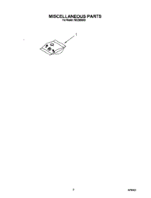 08 - Miscellaneous, Lit / Optional parts for Roper Dishwasher WU3006X5 from AppliancePartsPros.com