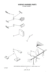 06 - Wiring Harness parts for Roper Dishwasher WU4406V1 from AppliancePartsPros.com