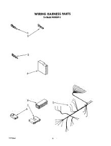 06 - Wiring Harness parts for Roper Dishwasher WU3006V3 from AppliancePartsPros.com