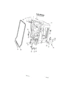 05 - Tub parts for Roper Dishwasher 8517L10 from AppliancePartsPros.com