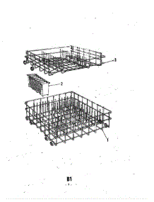 Rack parts for Roper Dishwasher 8579900 from AppliancePartsPros.com