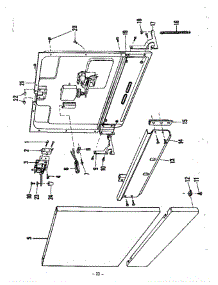 Door parts for Roper Dishwasher 8579900 from AppliancePartsPros.com