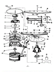Motor, Heater And Spray Arm parts for Roper Dishwasher 8579900 from AppliancePartsPros.com