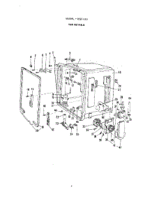 04 - Tub parts for Roper Dishwasher 8597L00 from AppliancePartsPros.com