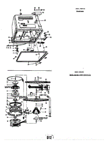 Tub Details Model 8508-H30 parts for Roper Dishwasher 8566H30 from AppliancePartsPros.com