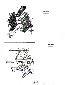 Rack Assembly Model 8508-H30 parts for Roper Dishwasher 8566H30 from AppliancePartsPros.com