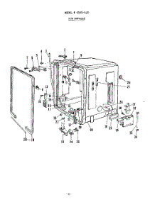 04 - Tub parts for Roper Dishwasher 8585L20 from AppliancePartsPros.com