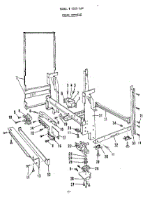 07 - Frame parts for Roper Dishwasher 8585L20 from AppliancePartsPros.com
