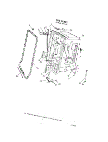 03 - Tub parts for Roper Dishwasher 8519L10 from AppliancePartsPros.com