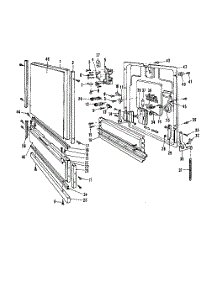 03 - Door parts for Roper Dishwasher 8595L10 from AppliancePartsPros.com