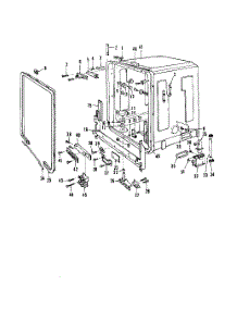05 - Tub parts for Roper Dishwasher 8595L10 from AppliancePartsPros.com