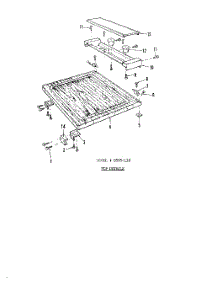 09 - Top parts for Roper Dishwasher 8595L10 from AppliancePartsPros.com