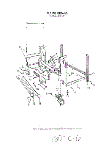 04 - Frame parts for Roper Dishwasher 8567L10 from AppliancePartsPros.com