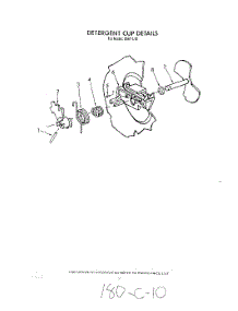 07 - Detergent Cup parts for Roper Dishwasher 8567L10 from AppliancePartsPros.com