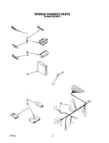 06 - Wiring Harness parts for Roper Dishwasher WU4406V3 from AppliancePartsPros.com