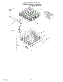 06 - Dishrack parts for Roper Dishwasher RUD3000DQ3 from AppliancePartsPros.com