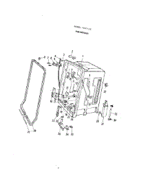 04 - Tub parts for Roper Dishwasher 8517L00 from AppliancePartsPros.com