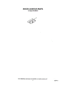 08 - Miscellaneous, Lit / Optional parts for Roper Dishwasher WU4400X0 from AppliancePartsPros.com