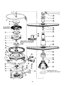 20 - Motor, Heater, Spray Arm parts for Roper Dishwasher 8585L00 from AppliancePartsPros.com